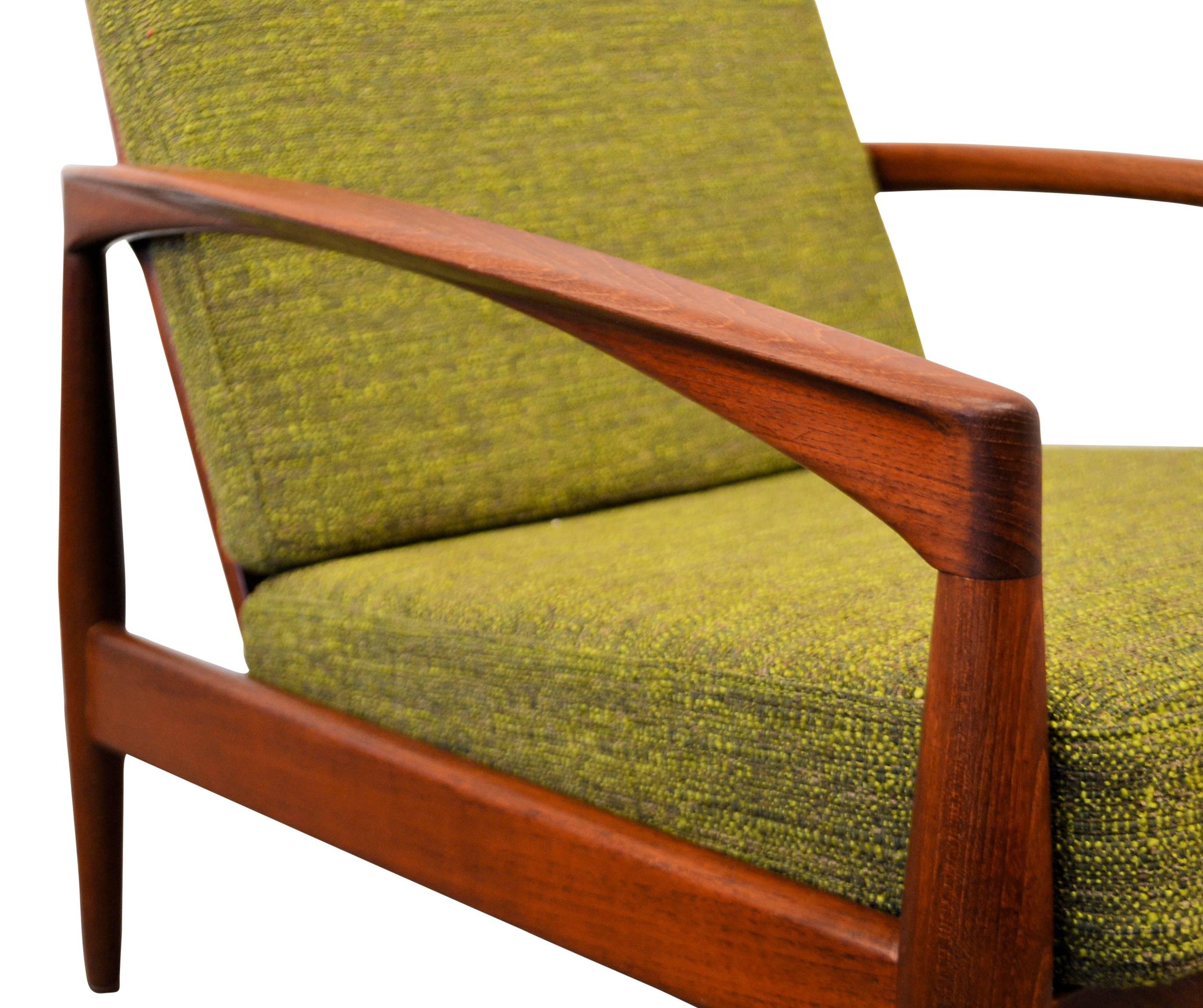 Kai Kristiansen Model 121 Teak Lounge Chair For Sale 2