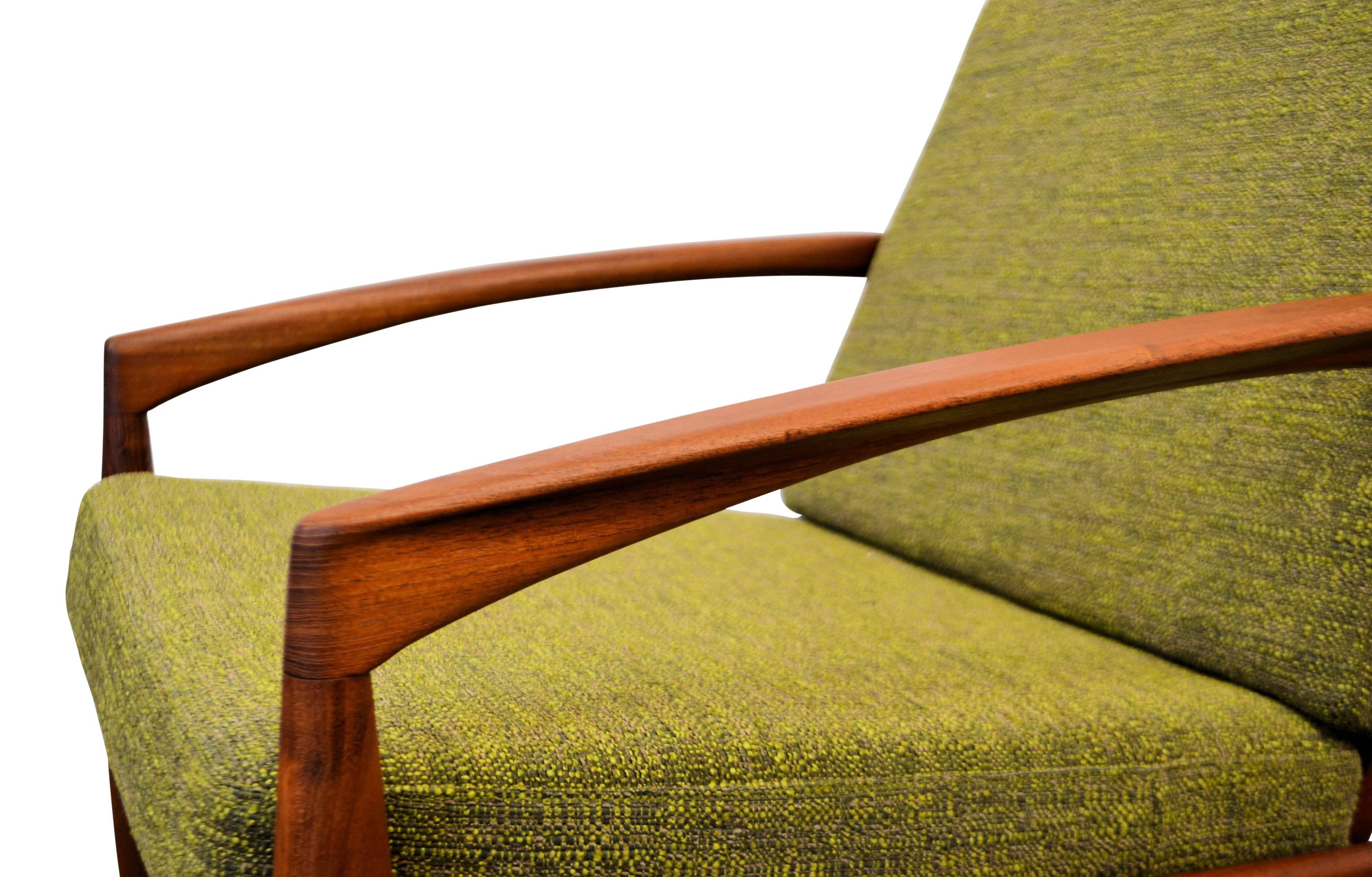 Kai Kristiansen Model 121 Teak Lounge Chair For Sale 3
