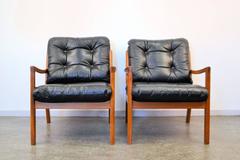 Ole Wanscher Senator Teak Chairs, Set of Two