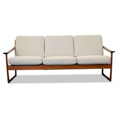 Peter Hvidt & Orla Mølgaard Nielsen Teak Three-Seating Sofa