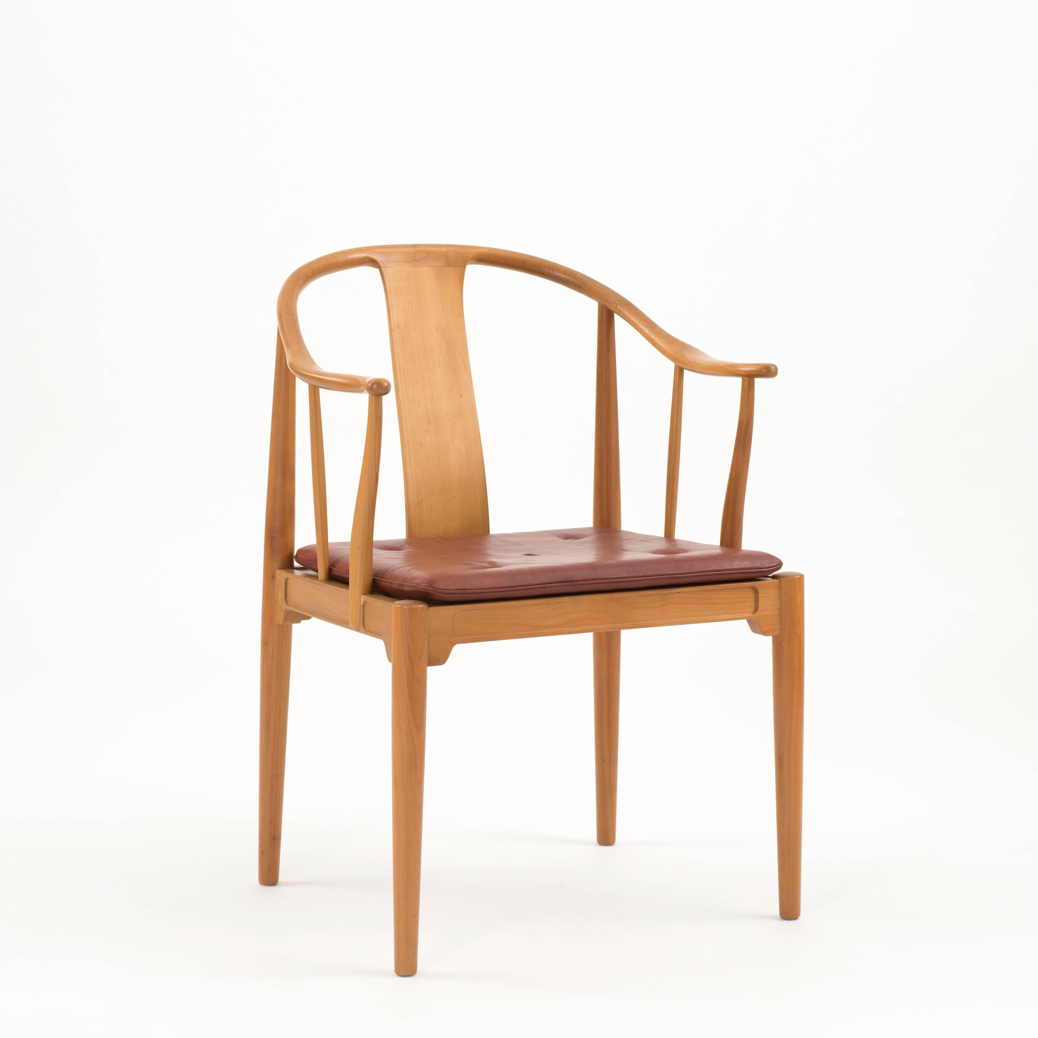 Scandinave moderne Chaise chinoise de Hans J. Wegner pour Fritz Hansen en vente