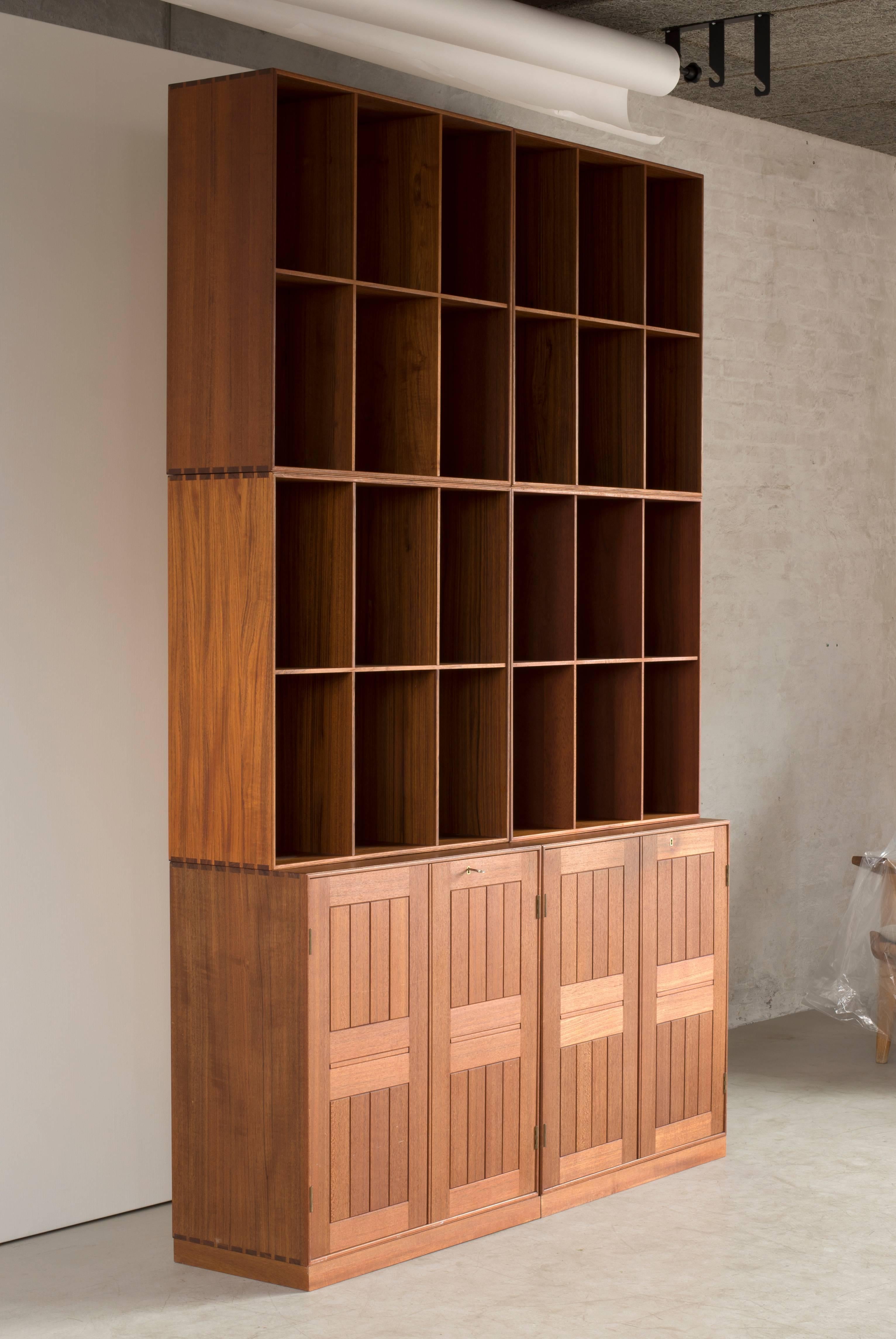 Scandinavian Modern Mogens Koch Cabinets and Bookcases in Teak for Rud. Rasmussen