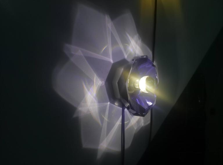 Blingbang Wall Lighting Faceted Star Lamp with Geometrical Galactic Projection For Sale at 1stdibs