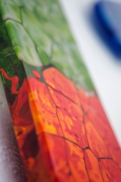 Colorful Organic Forms within Decorative Crystal Pills Installation