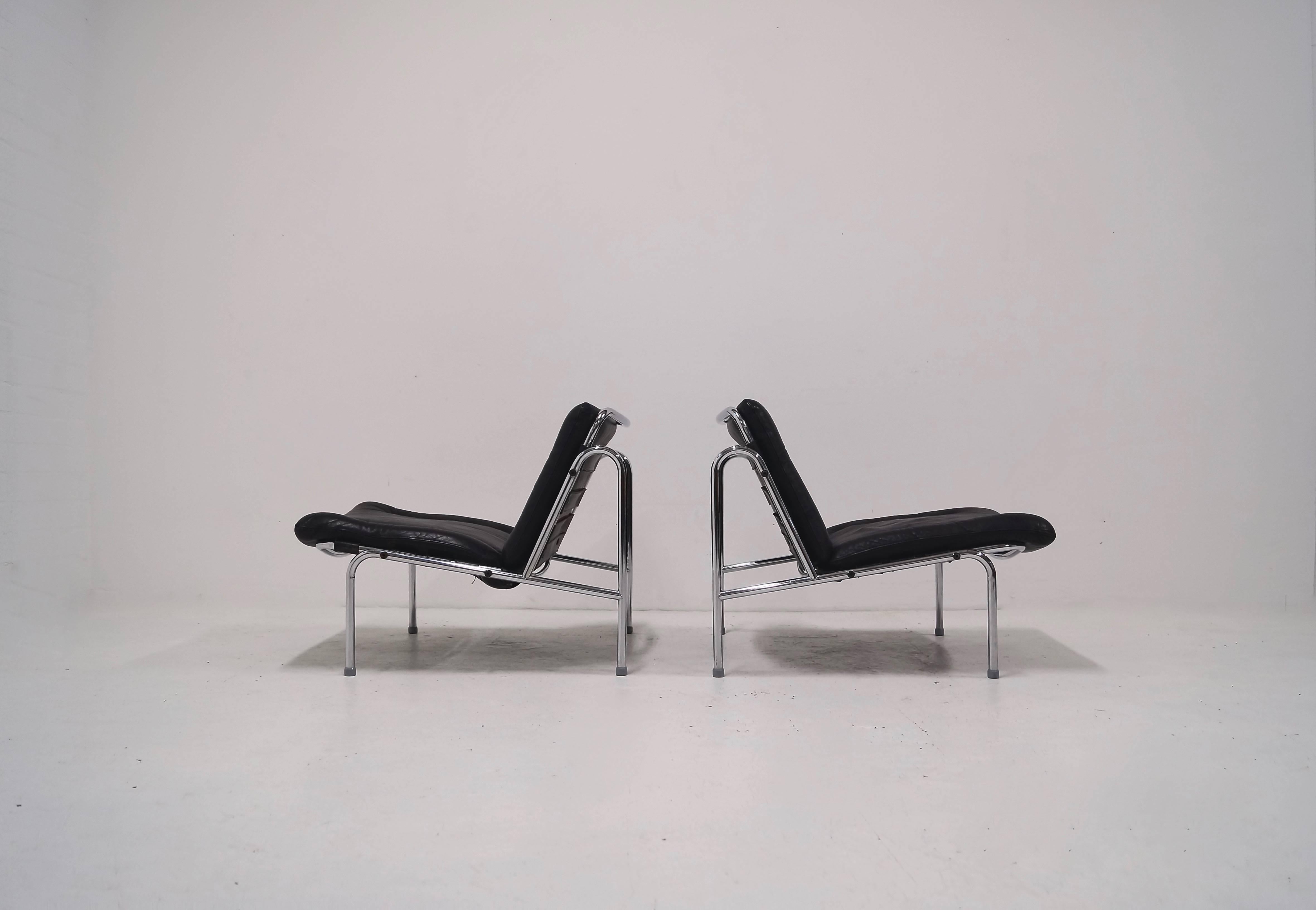 Mid-Century Modern Mid-Century Martin Visser Kyoto SZ07 Lounge Chairs for t Spectrum