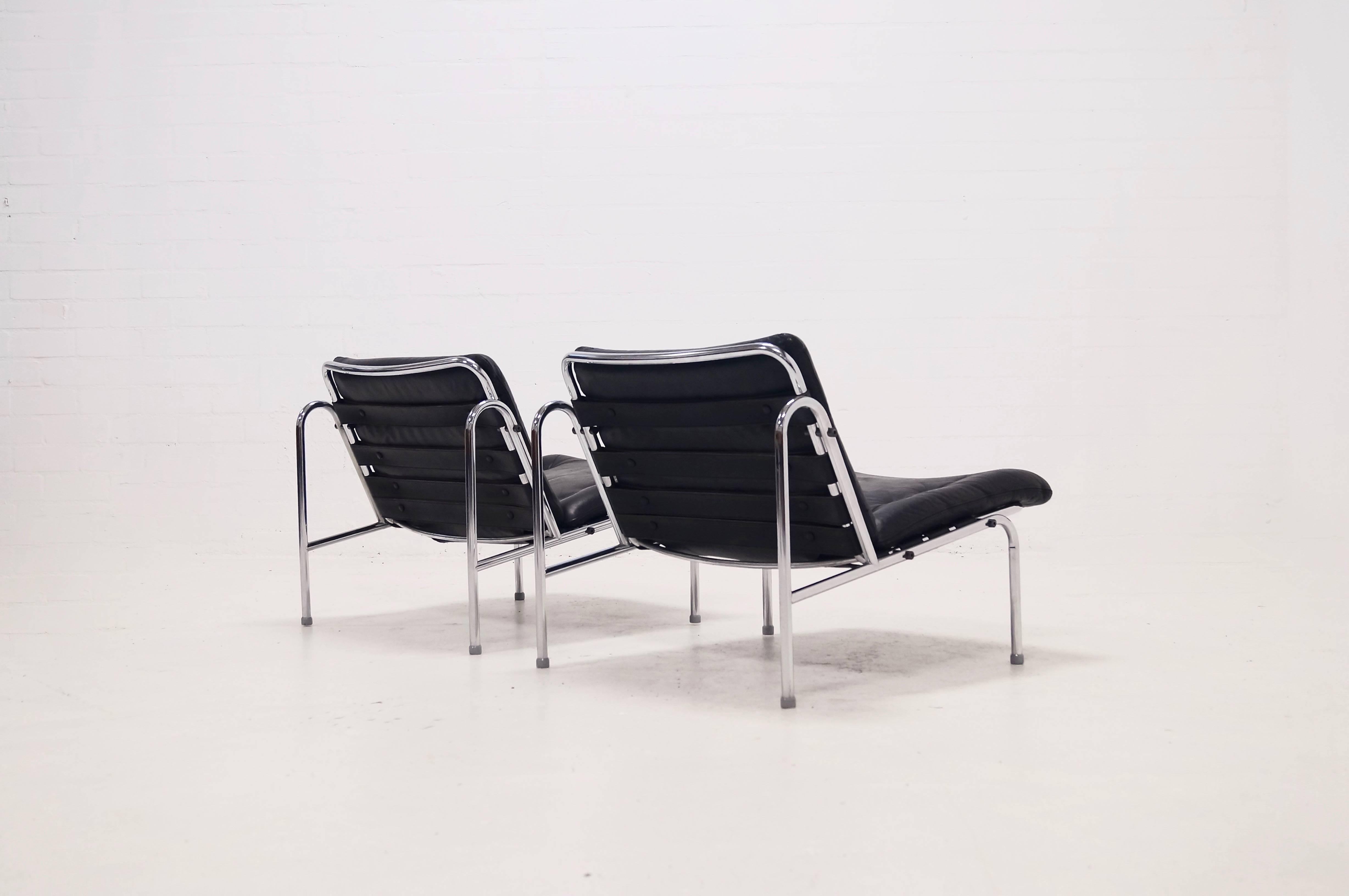 Dutch Mid-Century Martin Visser Kyoto SZ07 Lounge Chairs for t Spectrum