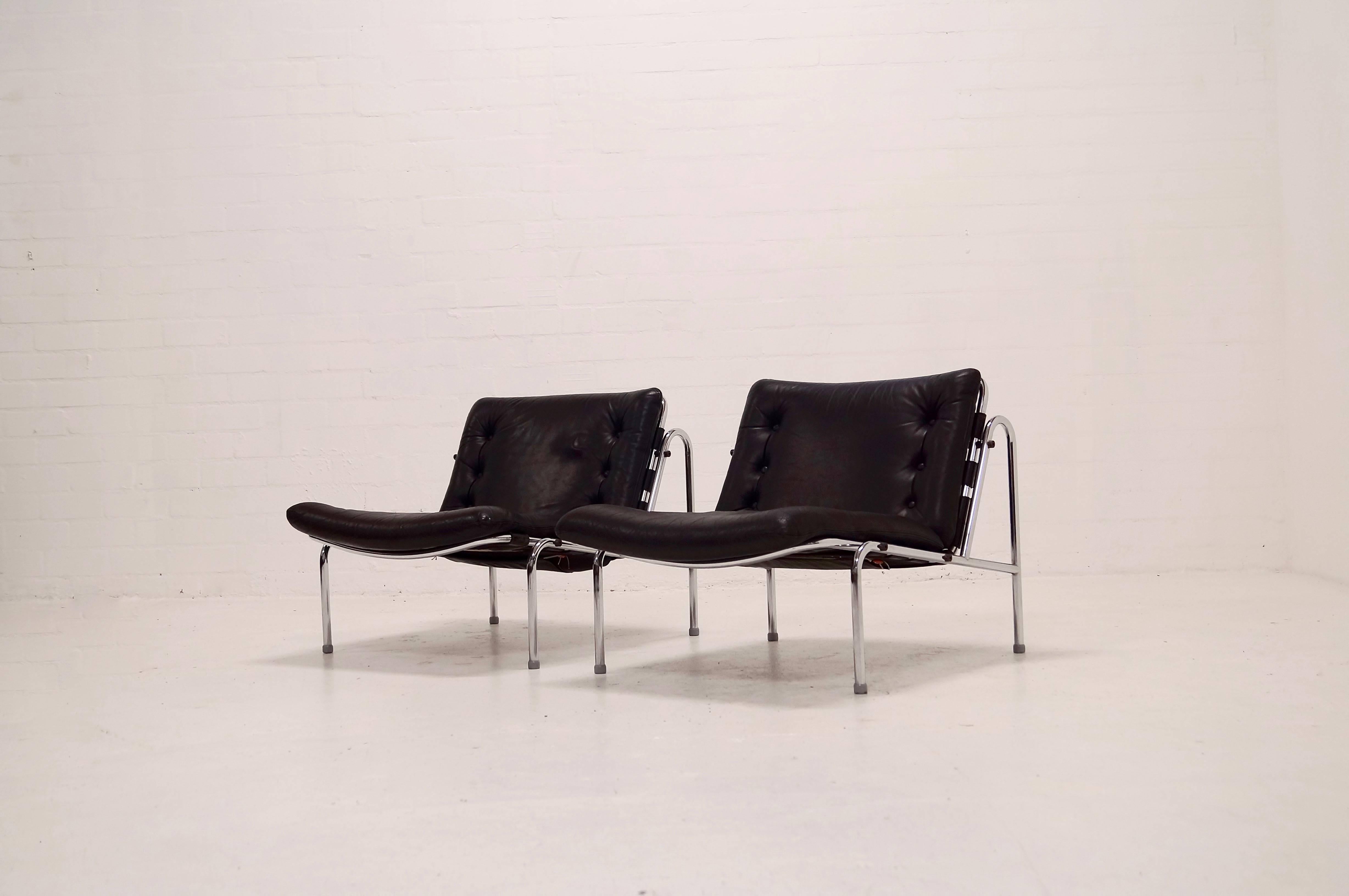 Mid-20th Century Mid-Century Martin Visser Kyoto SZ07 Lounge Chairs for t Spectrum
