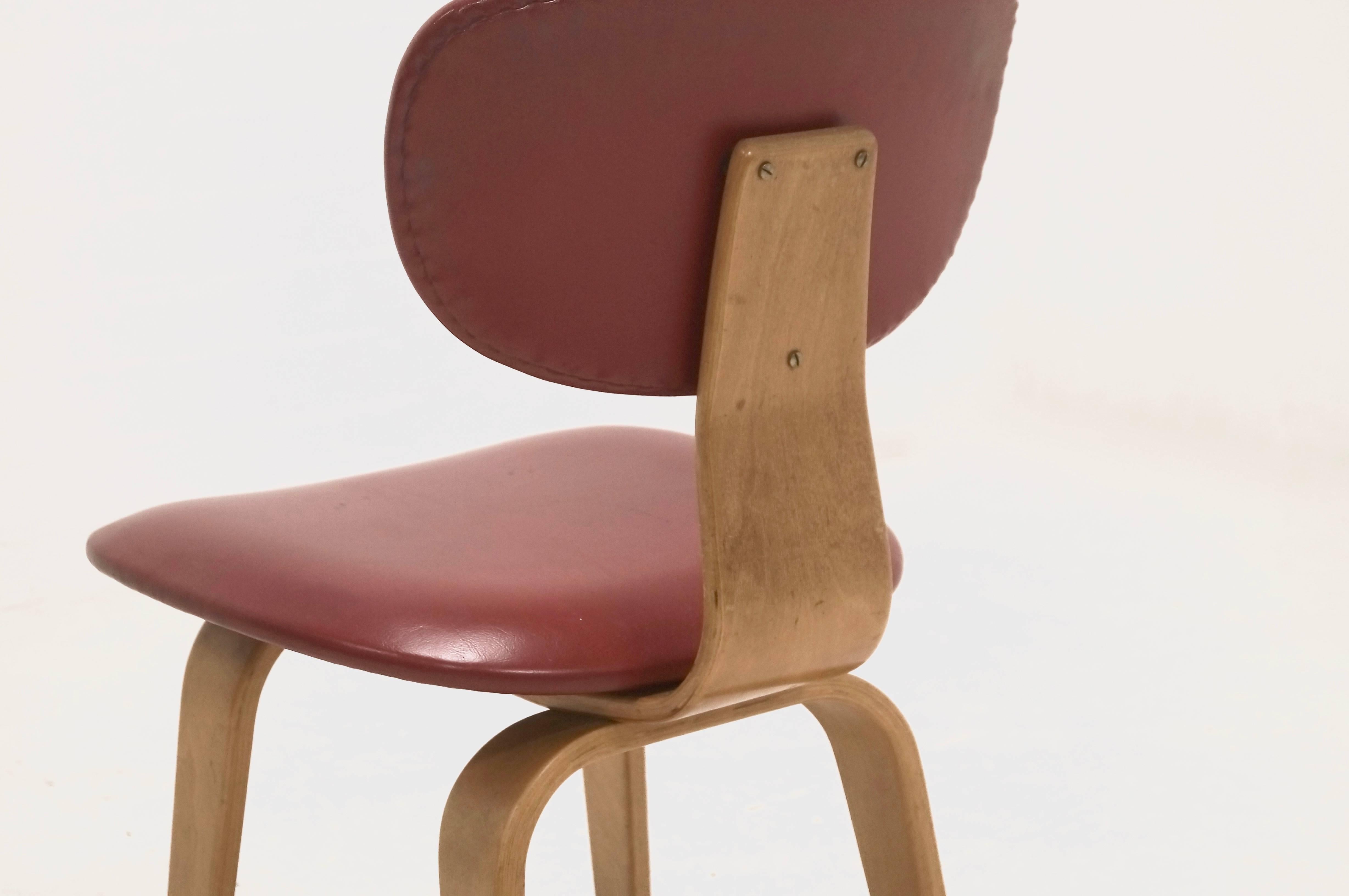 Dutch Mid-Century Pastoe SB02 Chair by Cees Braakman Birch Series, 1950s For Sale