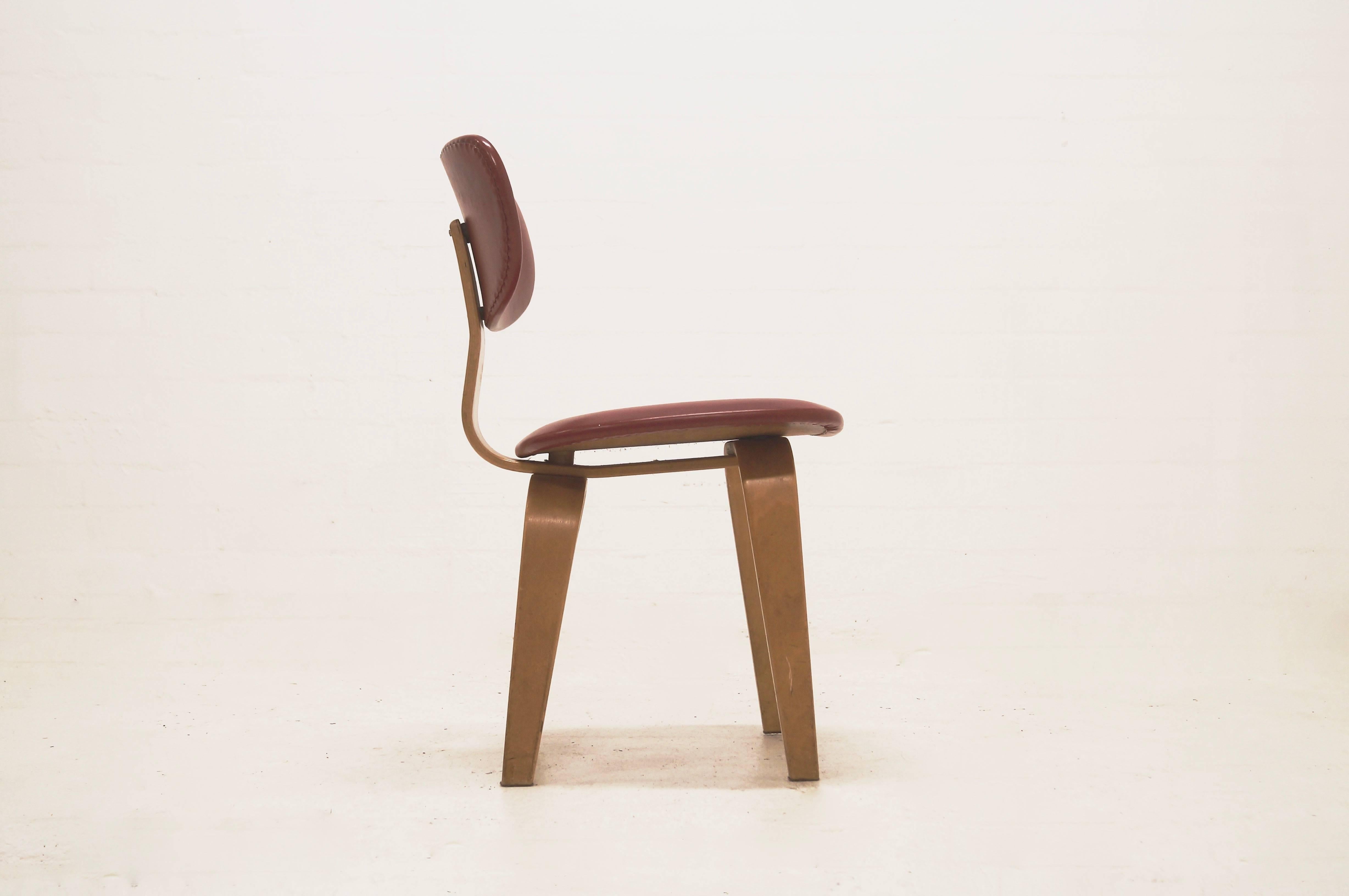 Mid-Century Pastoe SB02 Chair by Cees Braakman Birch Series, 1950s For Sale 2