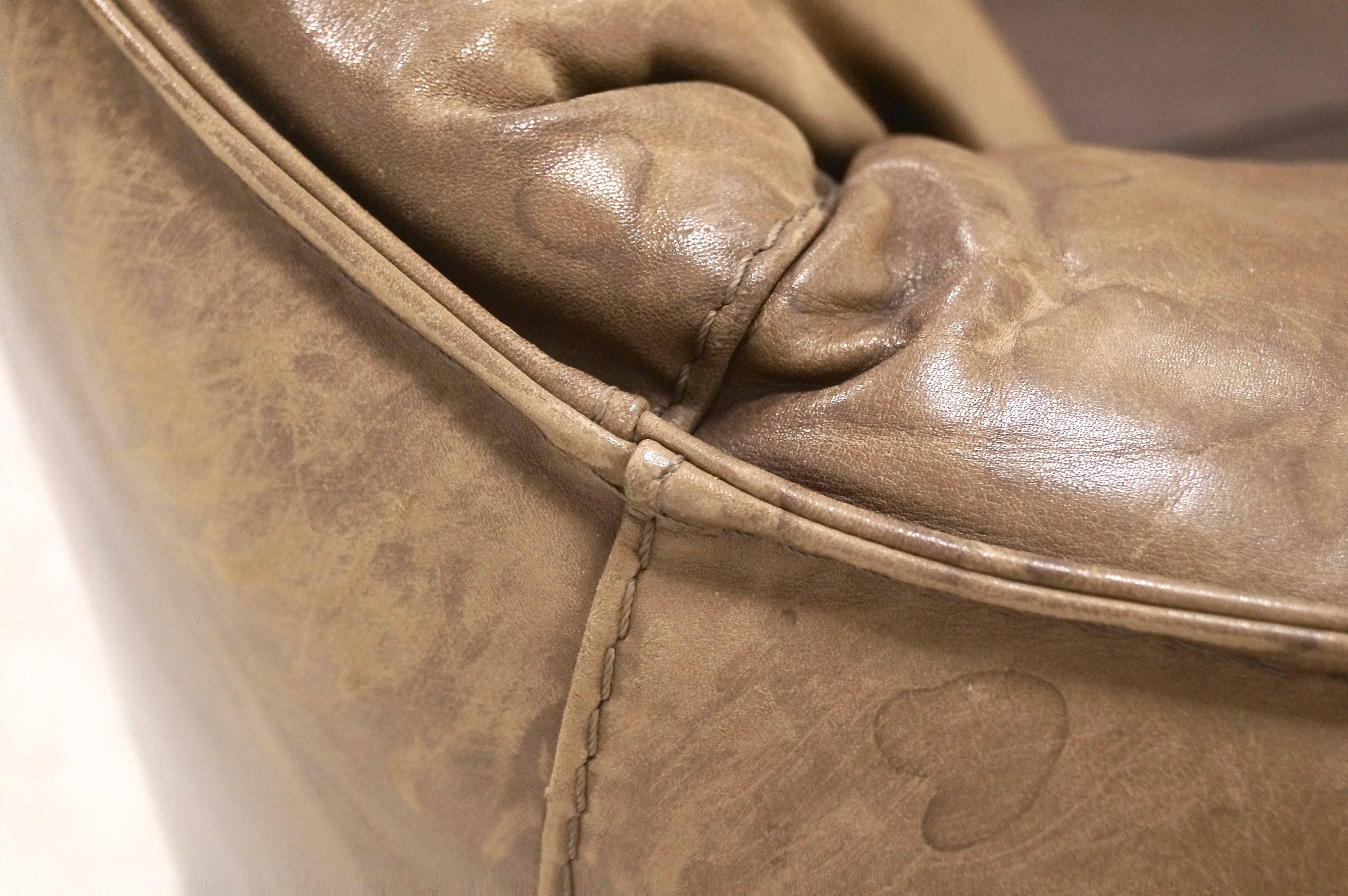 Mid-Century Montis 'Andes' 3, 5-Seat Leather Lounge Sofa by Gerard Van Den Berg 1
