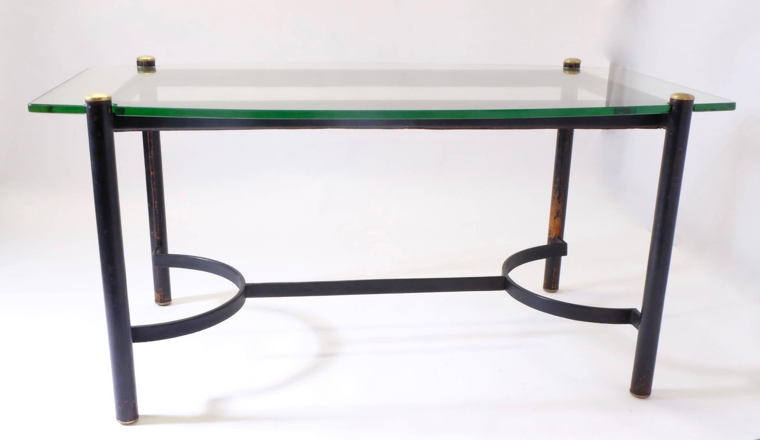 French Jacques Adnet Desk or Dining Table