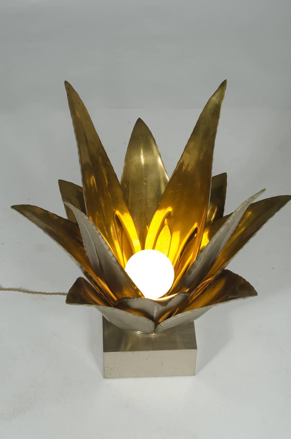 Tischlampe von Jacques Charles Modelle „Aloes“ (Französisch) im Angebot