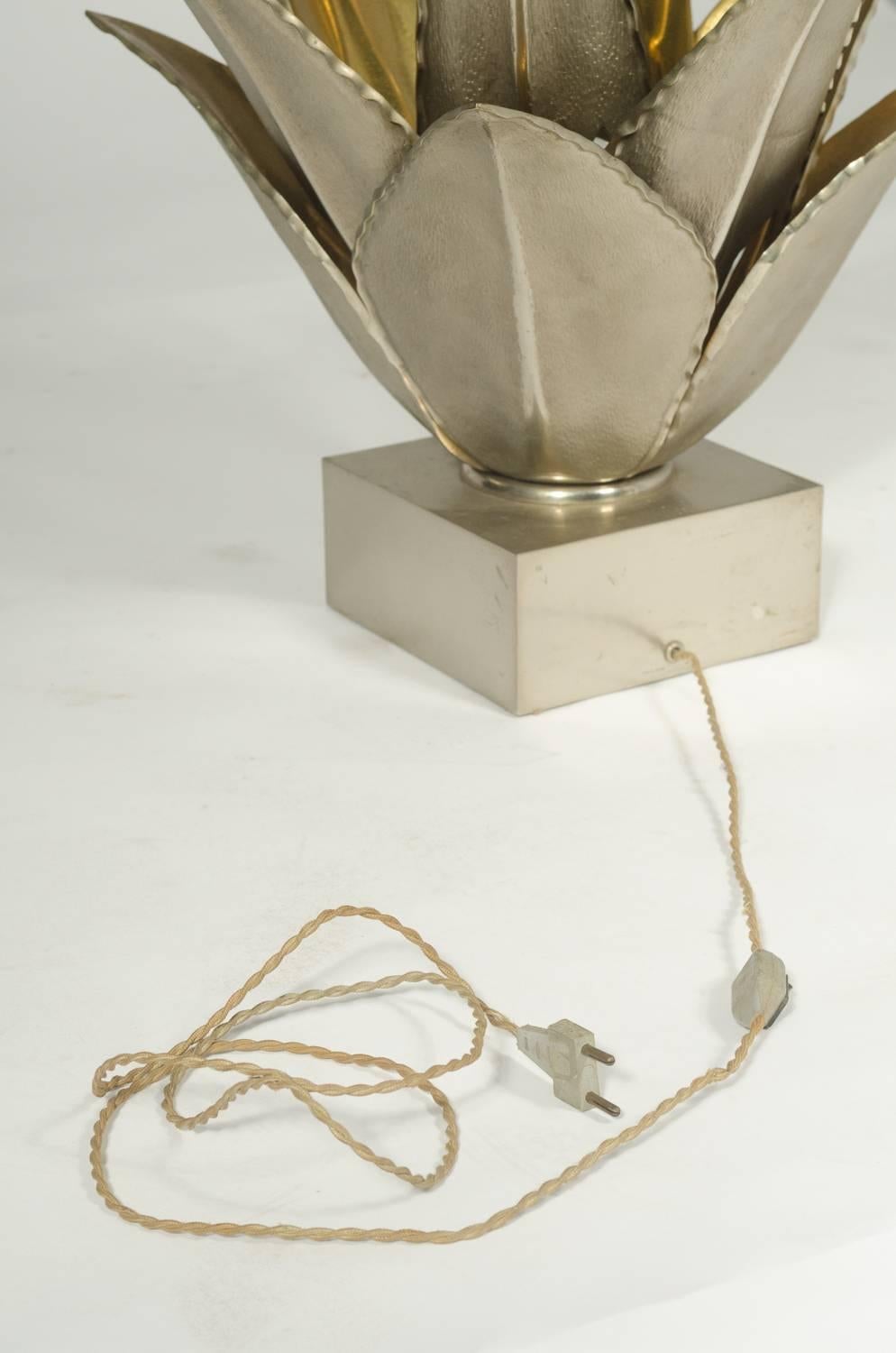 Tischlampe von Jacques Charles Modelle „Aloes“ (Ende des 20. Jahrhunderts) im Angebot
