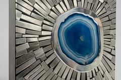 Floor Lamp In Mosaic Stainless Steel By Stan Usel