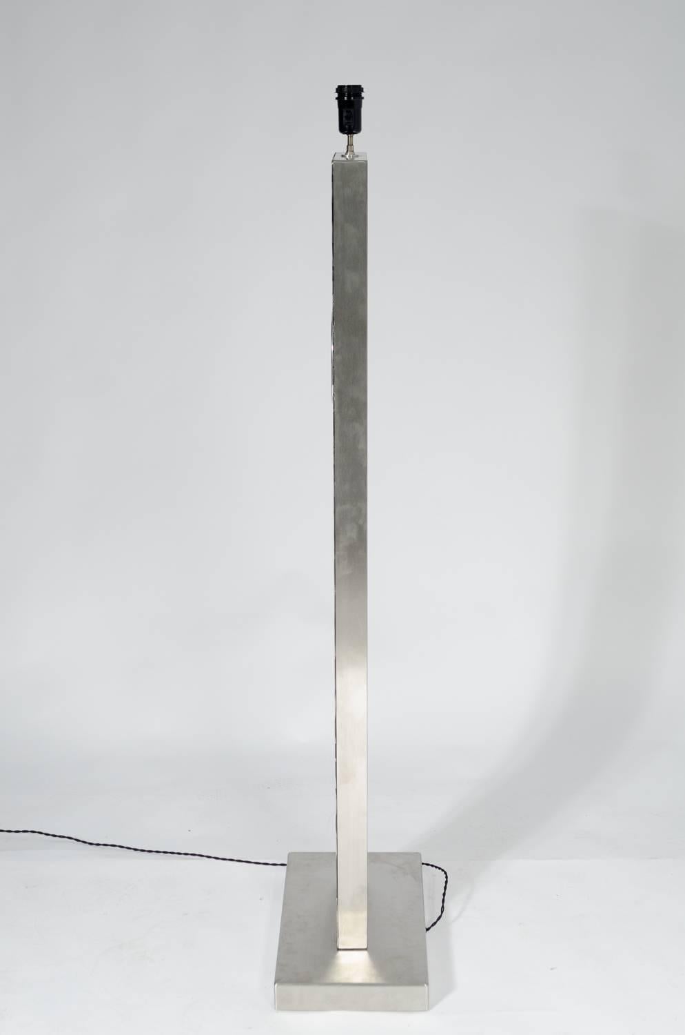 Floor Lamp In Mosaic Stainless Steel By Stan Usel 1