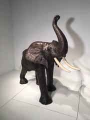 Amazing and Very Rare Elephant in Leather, circa 1960