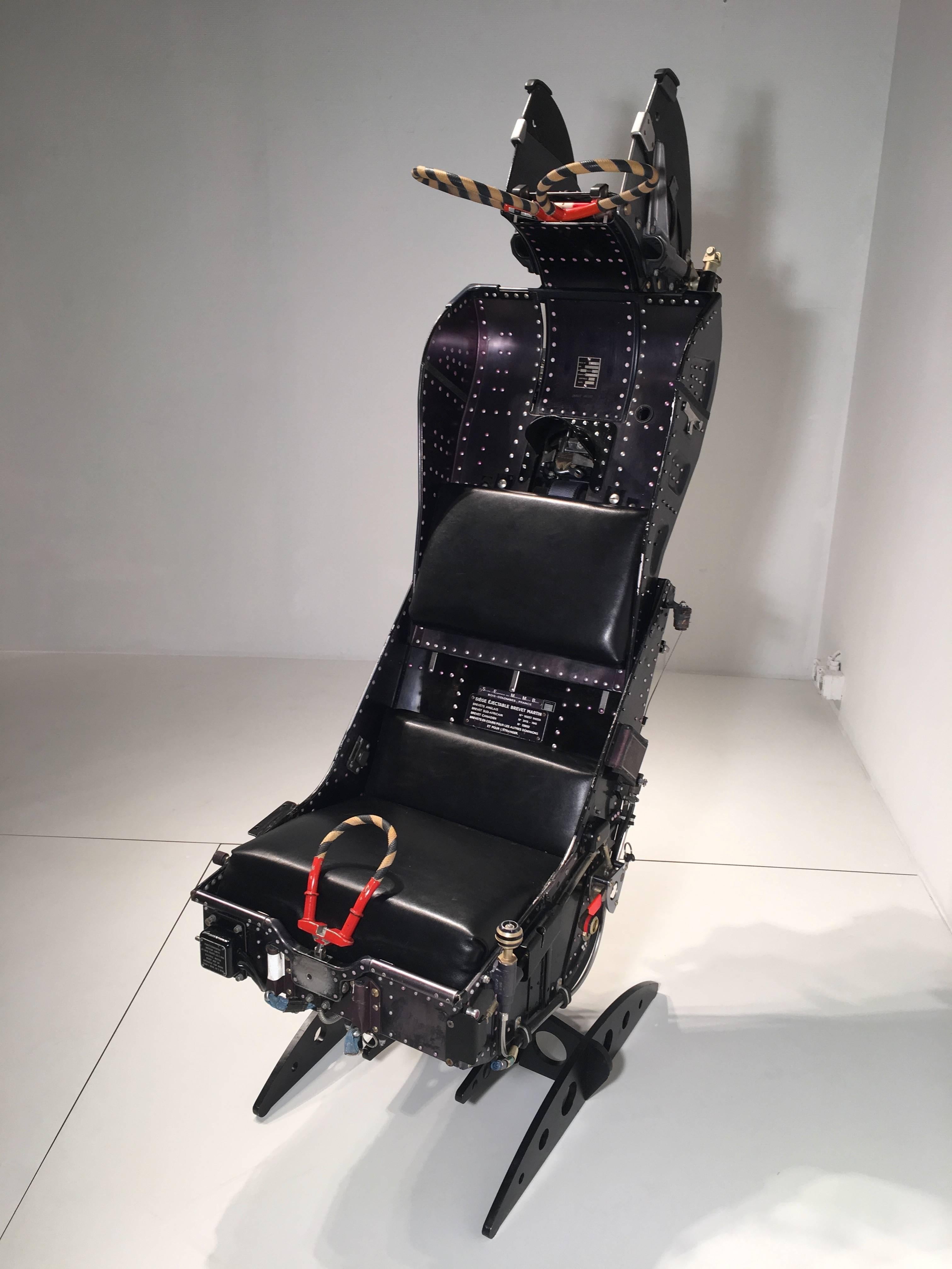 Mid-Century Modern Ejectable Seat, Aircraft, circa 1978