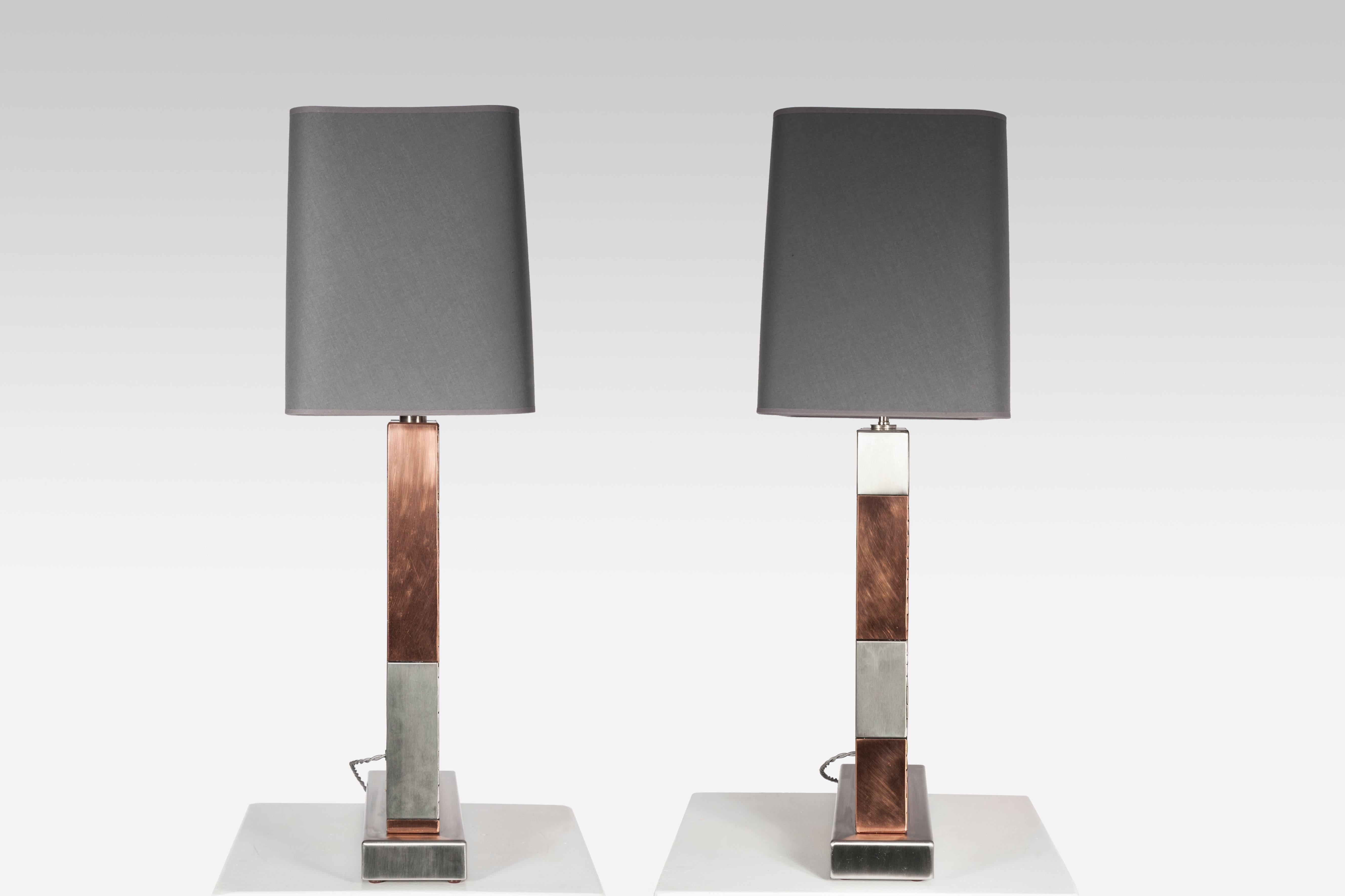 Mid-Century Modern Pair of Table Lamps 
