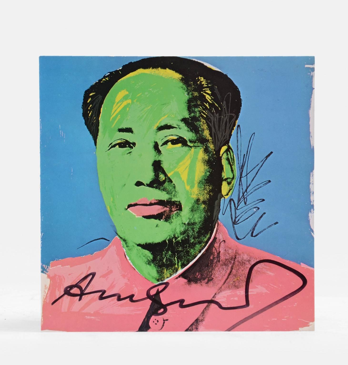 American Advertising Flyer for Mao Tse-Tung Portfolio, 1972 For Sale