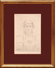 Woman with a Beard Together with Preliminary Sketch for Woman with a Beard