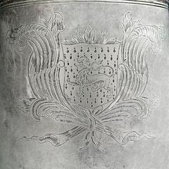 Charles II Antique English Silver Tankard