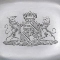 George III Antique English Silver Basket