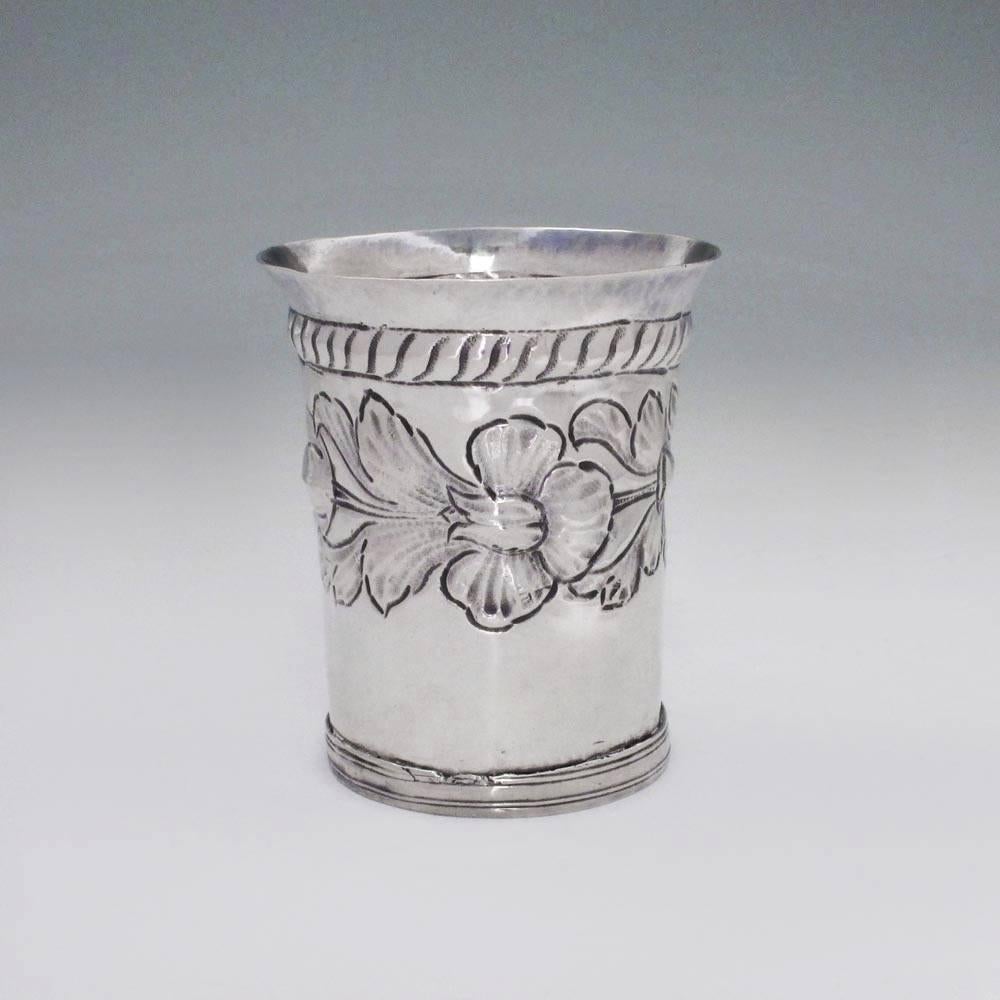 Great Britain (UK) Charles II Silver Beaker For Sale