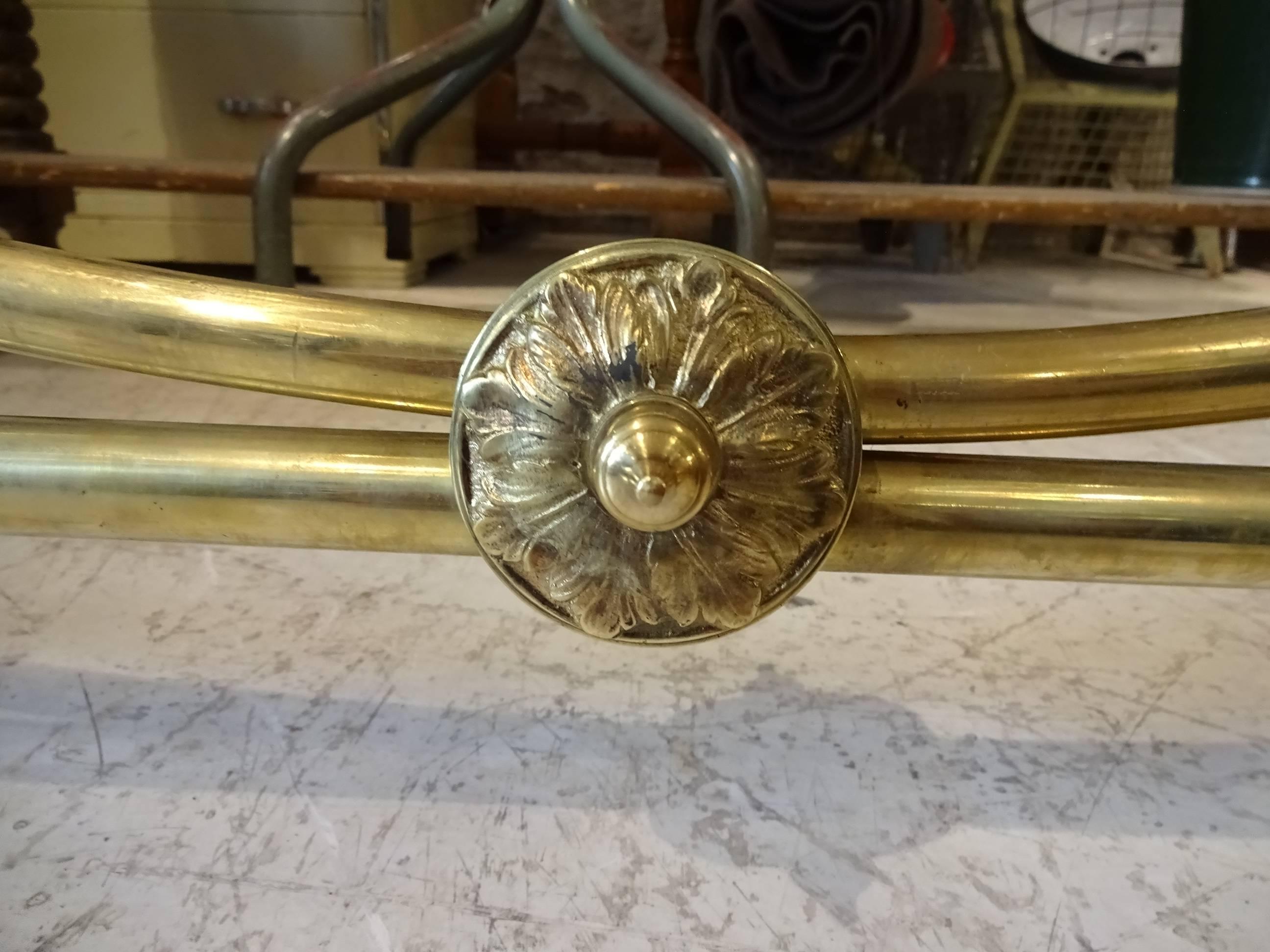 vintage brass clothing rack