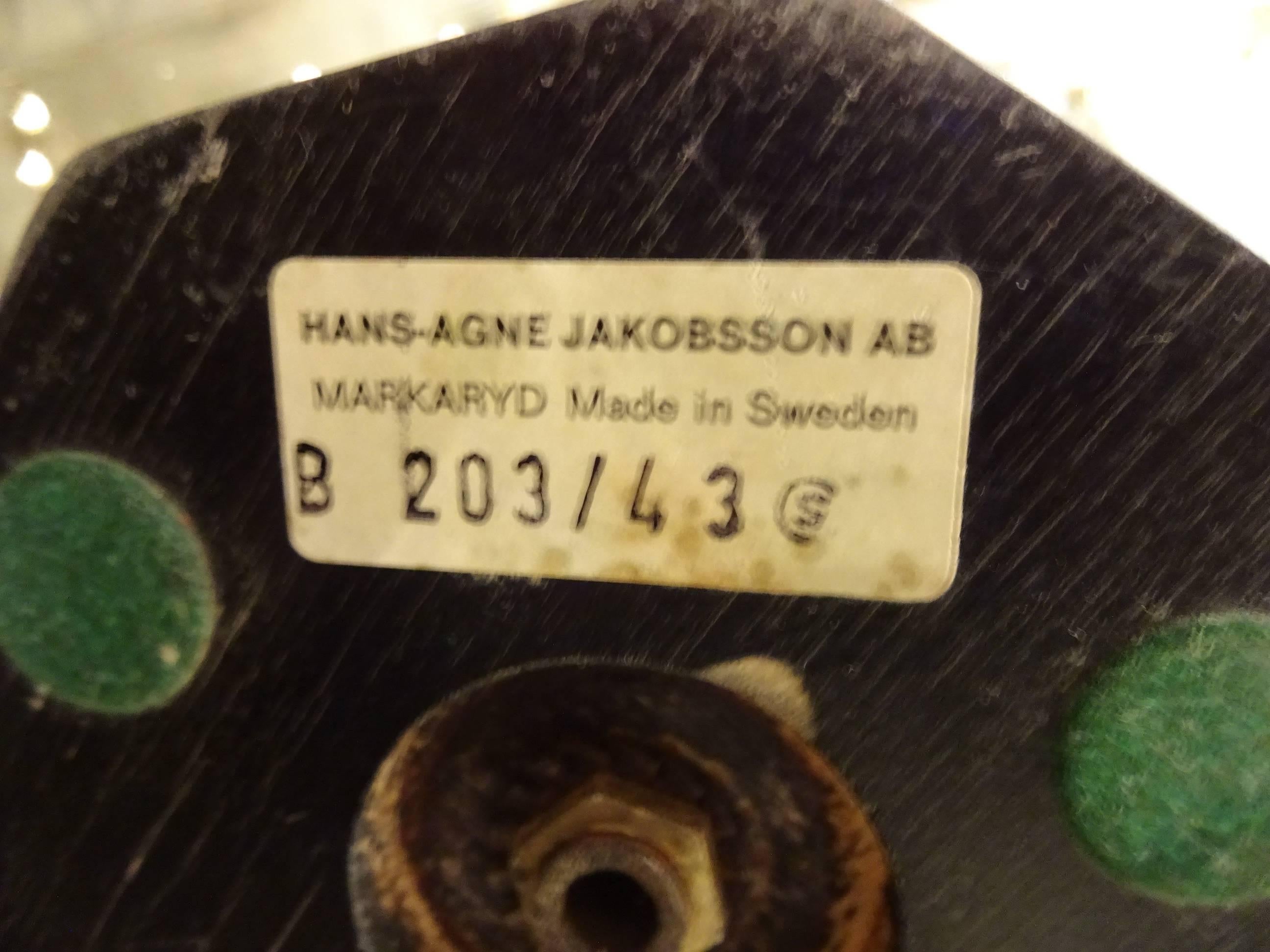 Wood Pair of Swedish Vintage Hans-Agne Jakobsson Table Lamps