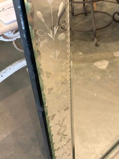 Handsome Rectangular Venetian Mirror, 1920-40s France (Possible Pair)
