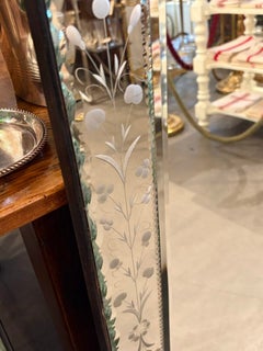 Handsome Rectangular Venetian Mirror, 1920-40s France (Possible Pair)