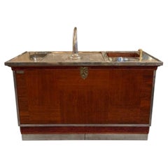 Impressive Art Deco Bar Counter-Hotel Fixture Marseille