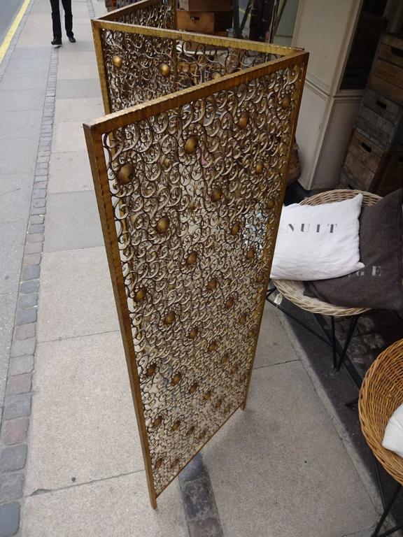 Brass Room Divider at 1stdibs