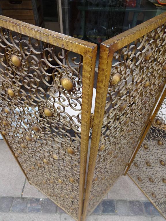 Brass Room Divider at 1stdibs