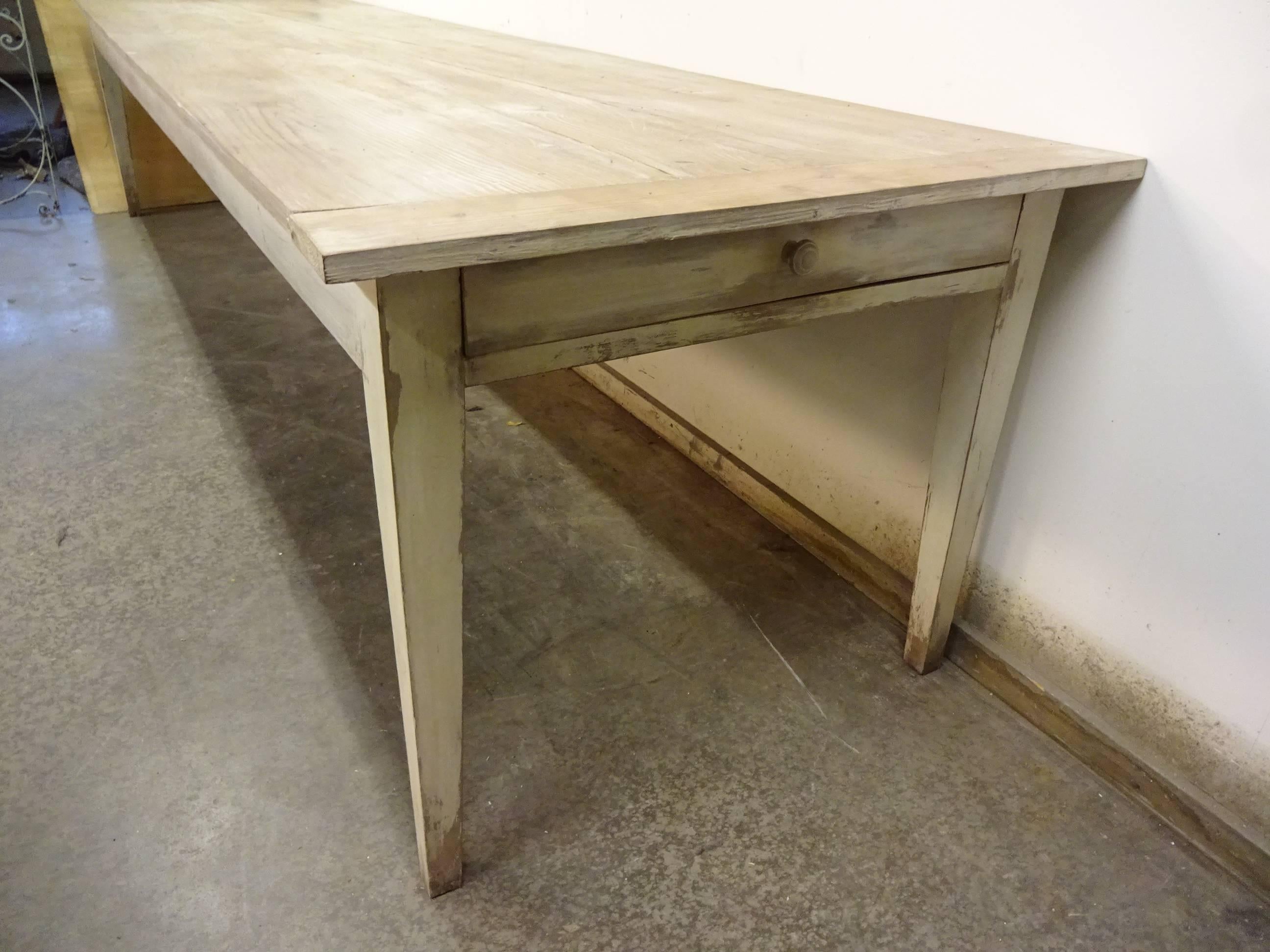 Late 19th Century French Refectory Table In Good Condition In Copenhagen K, DK
