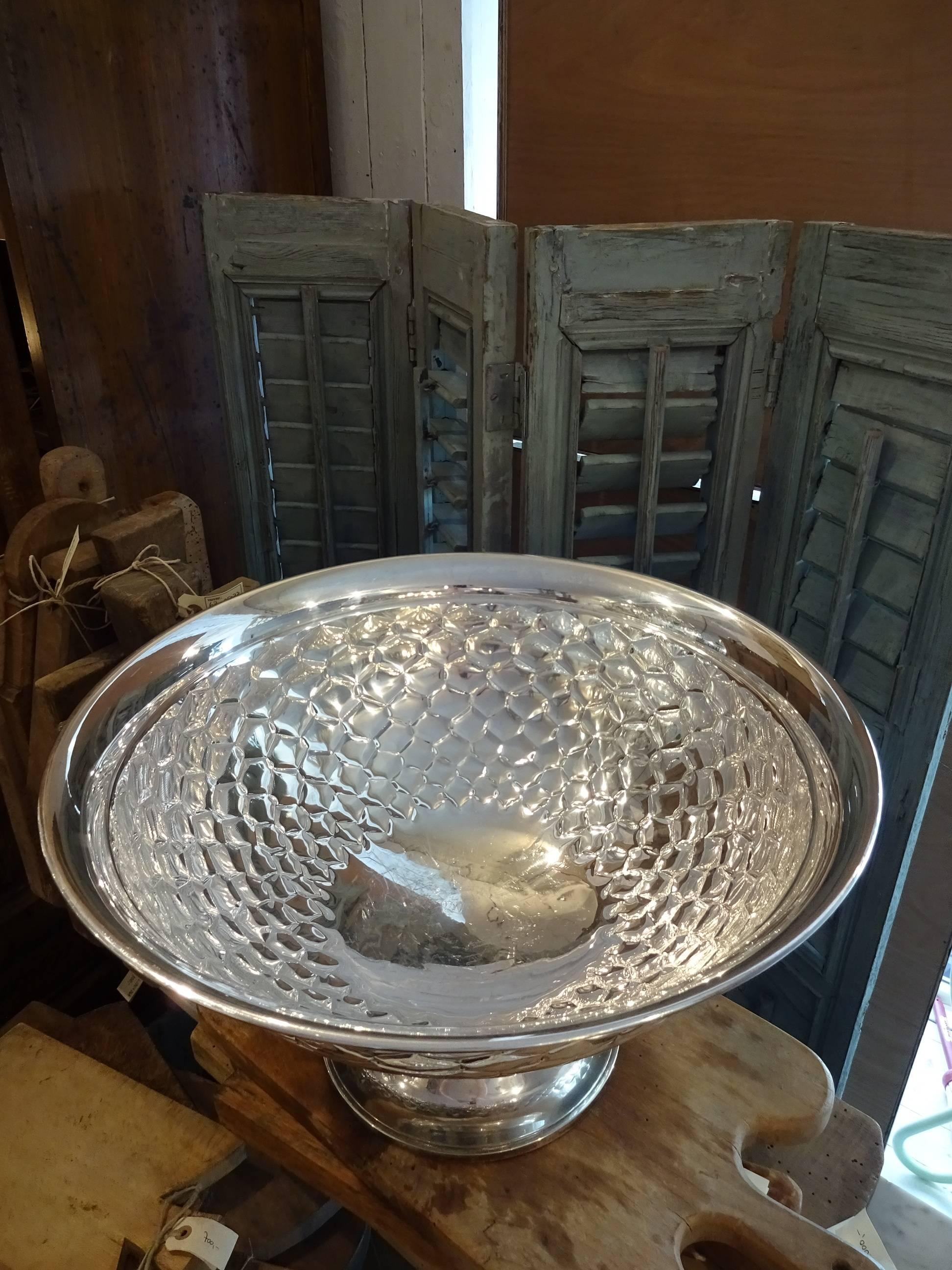 Other Early 20th Century French Silver Plated Champagne Cooler Bowl