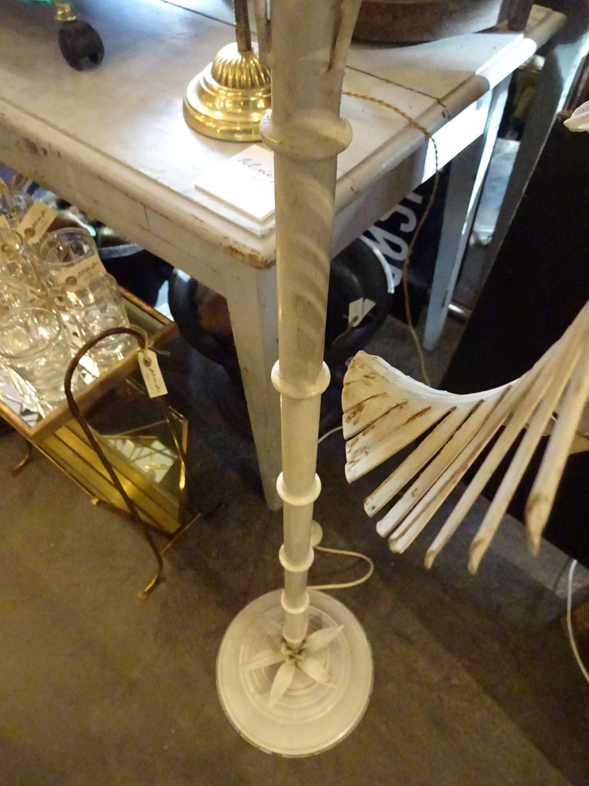 Mid-20th Century Floor Palm Lamp In Good Condition In Copenhagen K, DK