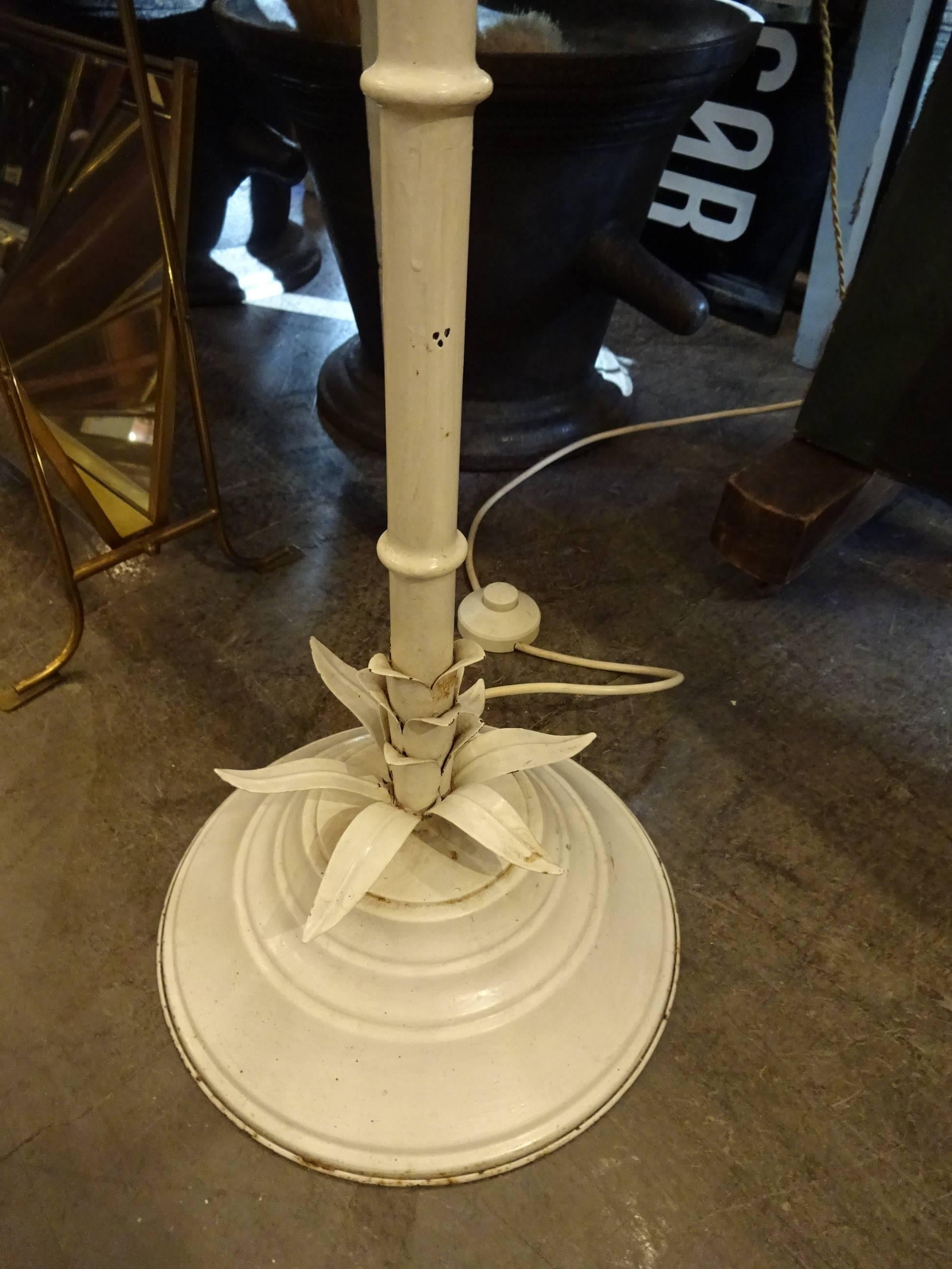 Iron Mid-20th Century Floor Palm Lamp