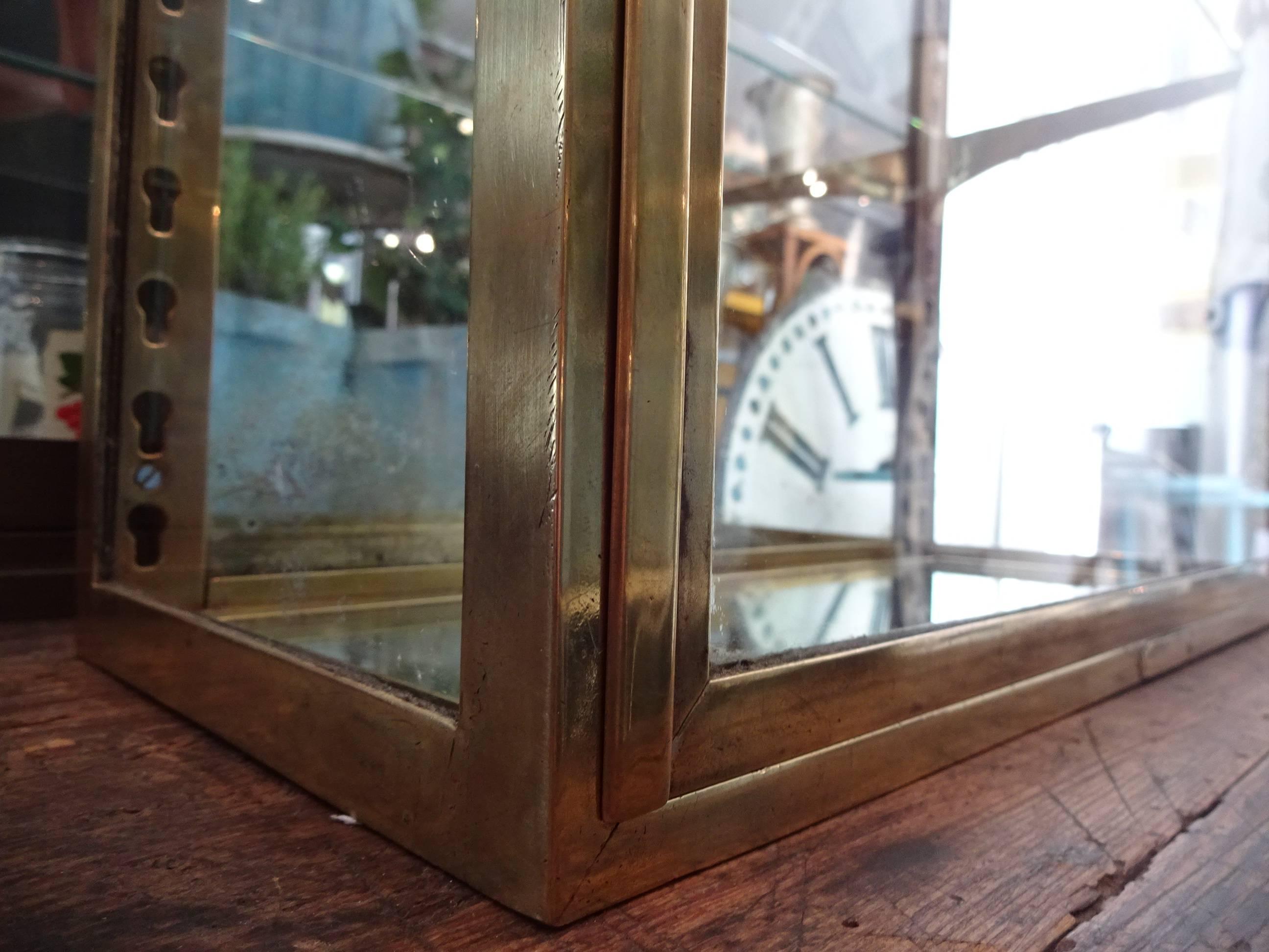 Other Late 19th Century French Brass Display Cabinet