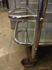 Mid-20th Century French Chrome Drinks Trolley