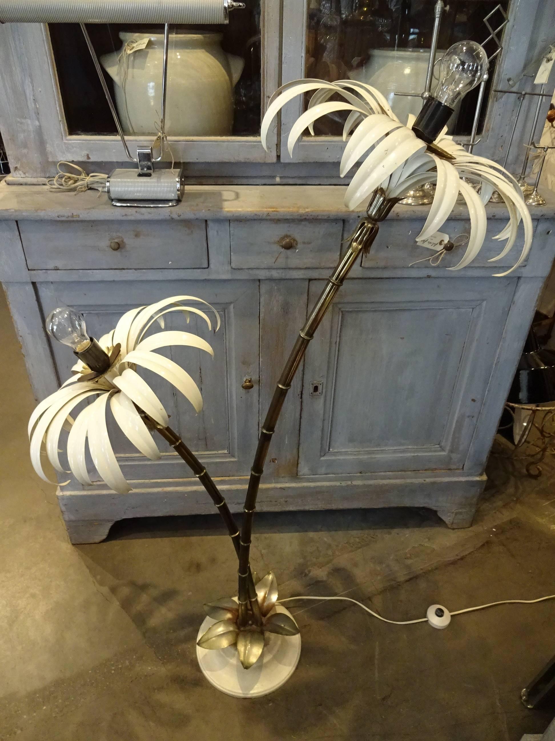 Fantastic old French palm lamp.
  