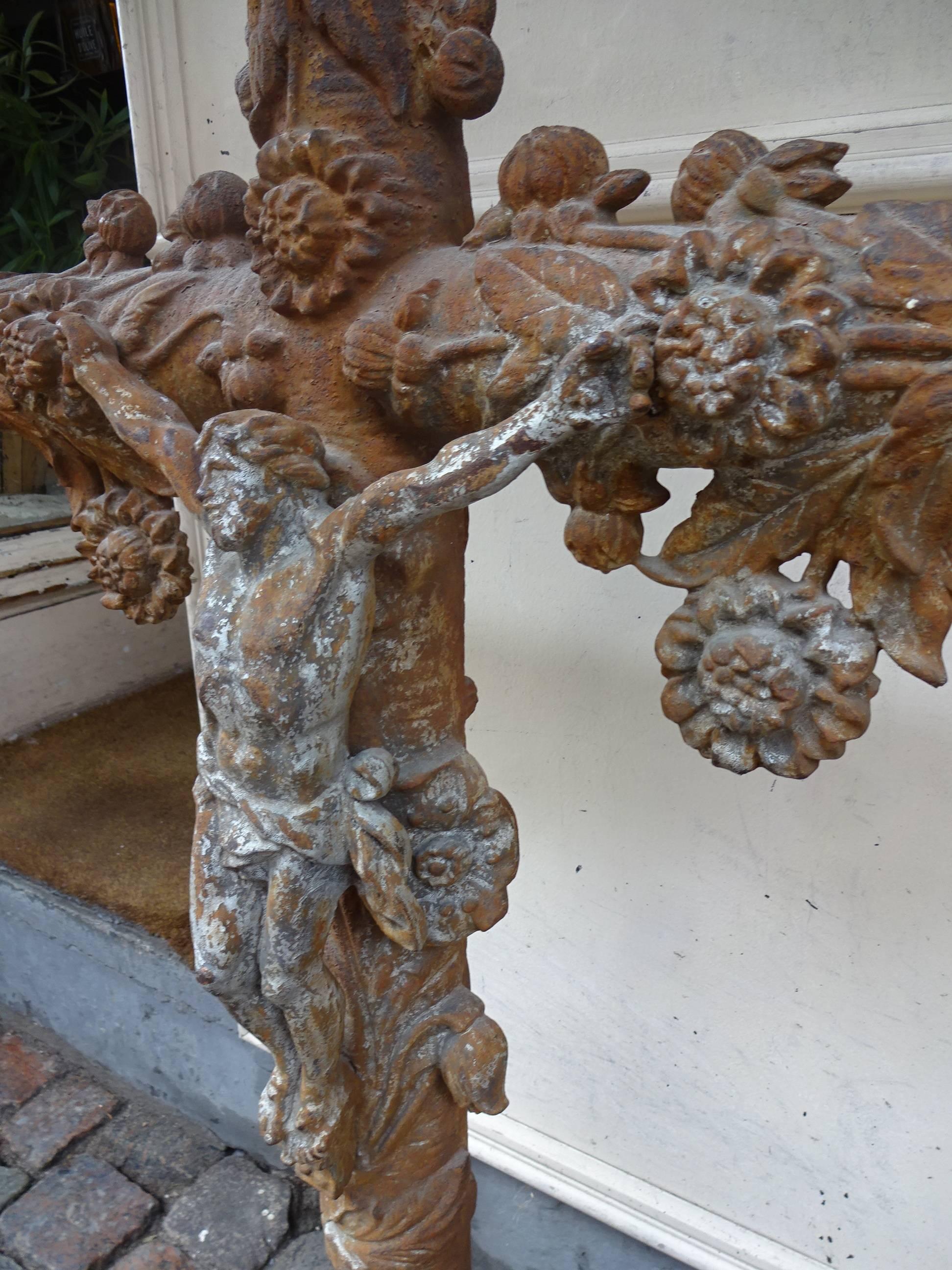 wrought iron crucifix