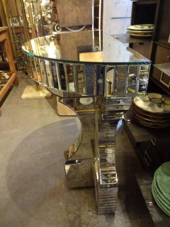 Art Deco Style Mirror Console