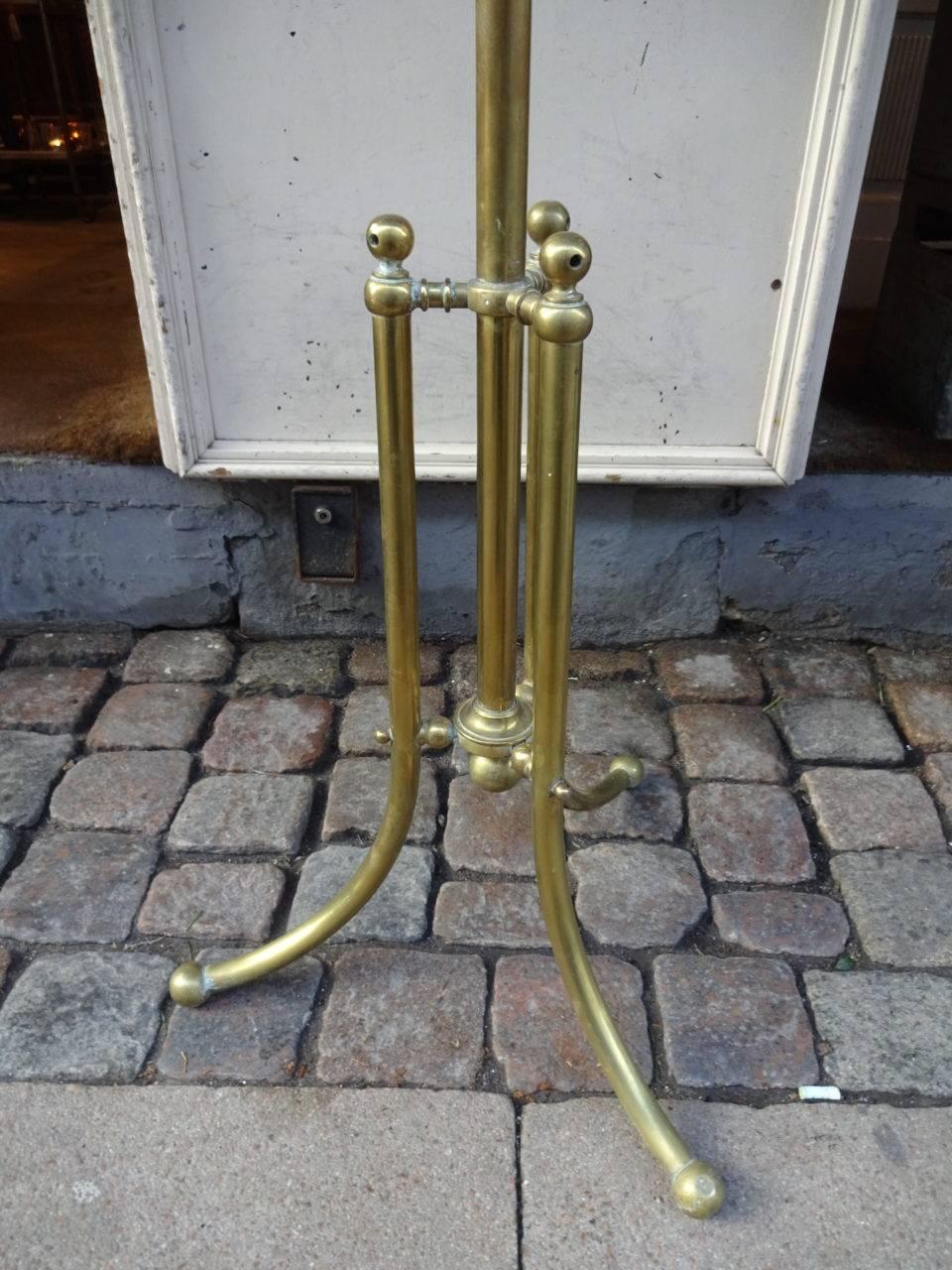 20th Century Brass Shaving Stand