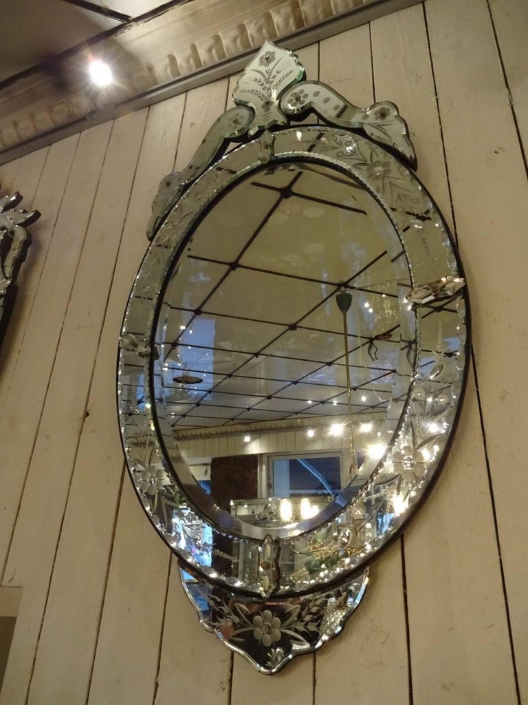 Venetian Mirror With Wine Aerators