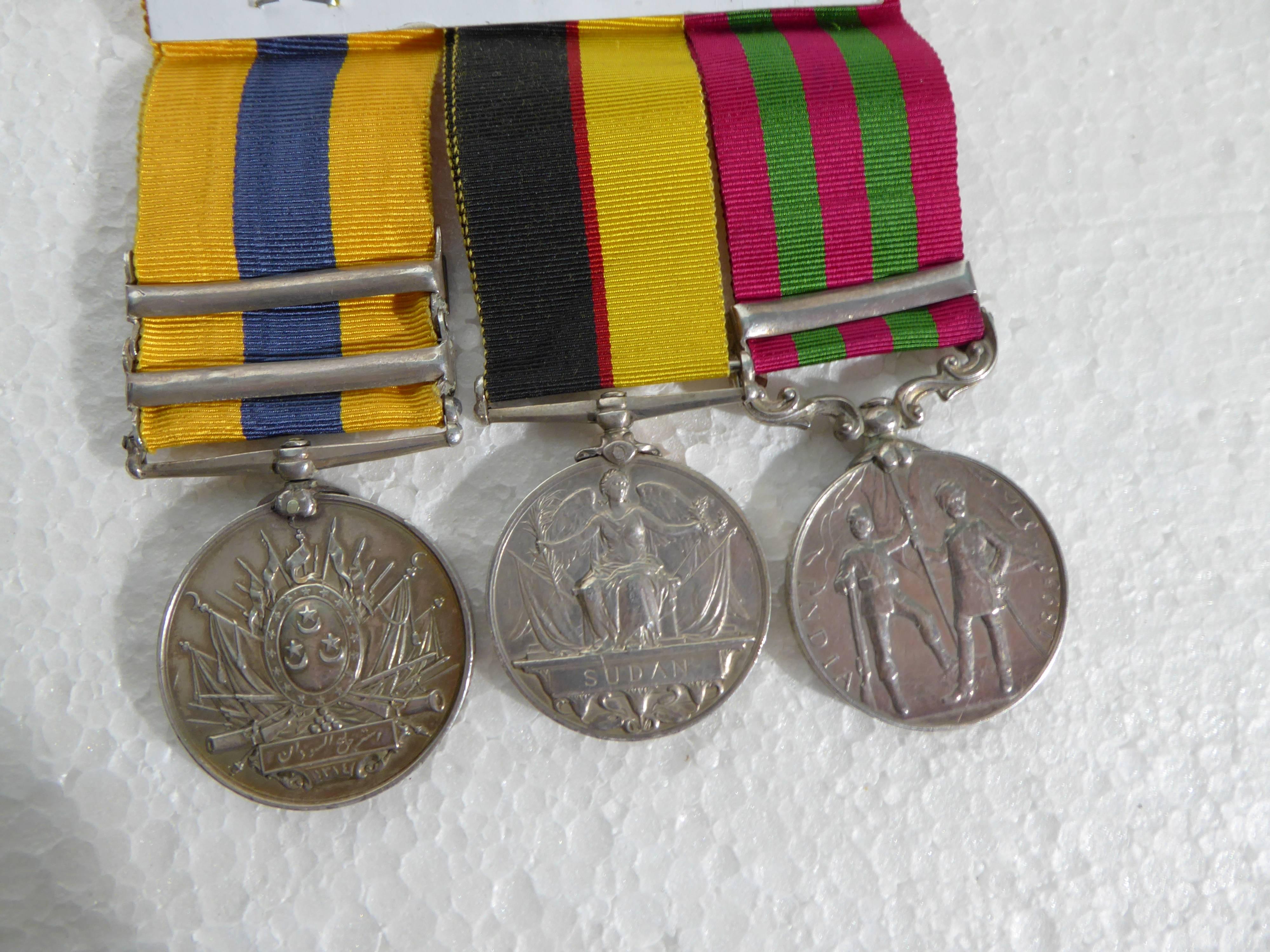 Three Scottish Seaforth Highlanders Medals, circa 1895-1898 For Sale 1