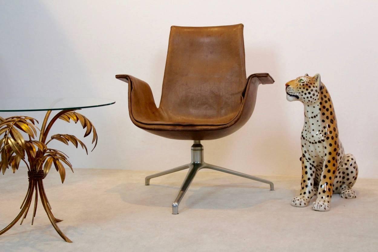 Large Hand-Painted Porcelain Leopard Sculpture by Ronzan, Italy, 1970s 1