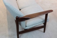 Magnificent Three-Seat Teak Sofa by Propos Hulmefa, Dutch Design 1950s