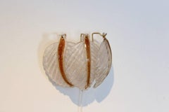 Original Murano Glass Leaves Wall Light by A.V. Mazzega, Italy, 1970s