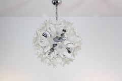 Sophisticated Venini Murano Glass Chandelier for VeArt, Italy, 1960s